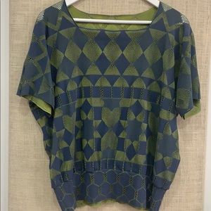 Issey miyake apoc pleats please top